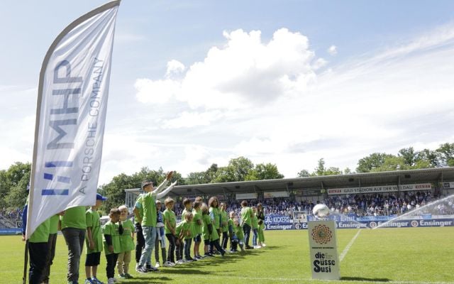 Stuttgarter-Kickers-Einlauf Stuttgarter-Kickers-Einlauf